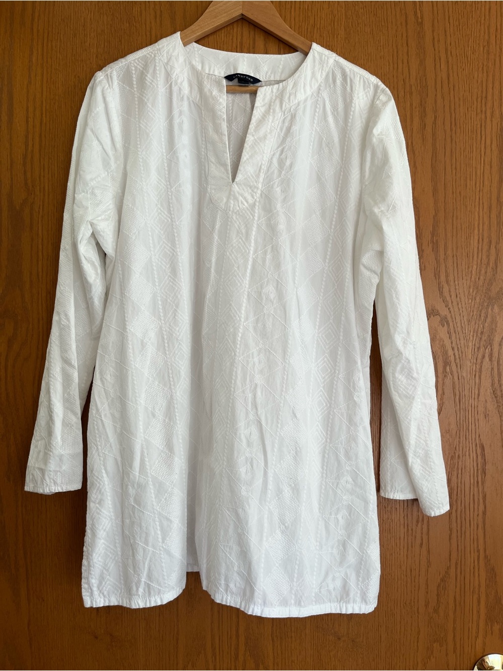 Lands’ End Tunic - embroidered cotton